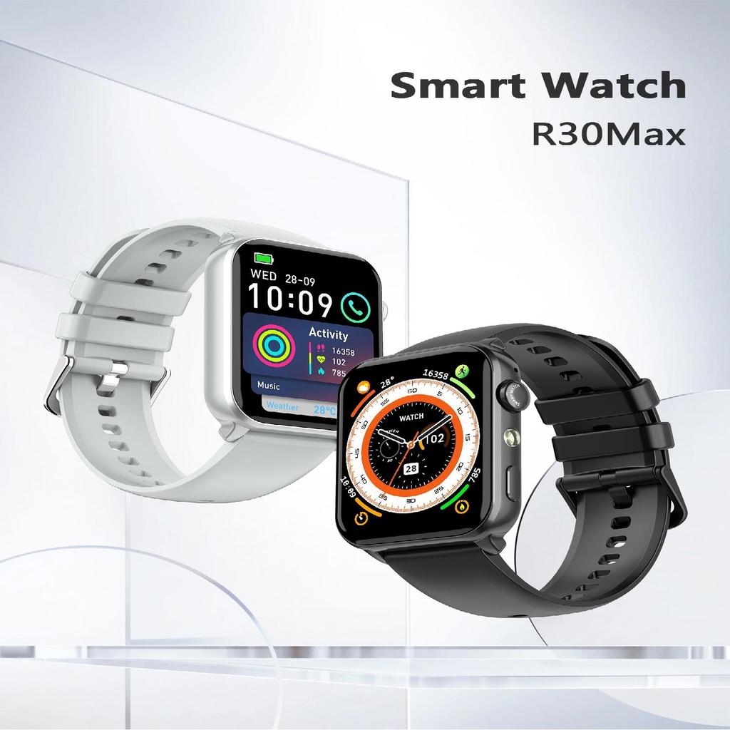 Blackview R30Max Smartwatch, 1,91" HD-Bildschirm, 350mAh Akku, 100+ Sportmodi, Bluetooth-Anrufe