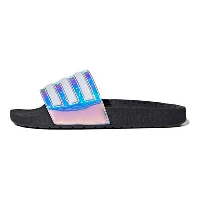 Adilette Boost Nazouváky Iridescentní Unisex Tenisky Černá Cloud-White Core-Black FZ2565