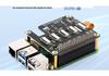 Raspberry Pi 5 Stackable Four-Channel PCIe FFC Expansion Board for Multiple HAT Modules