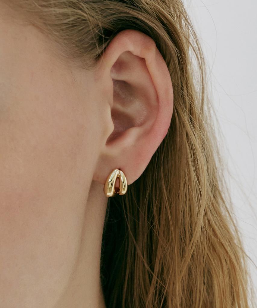 Byhyeres Mellow Double Hoop Earrings (Yellow) Bh7E66779Ybxxx