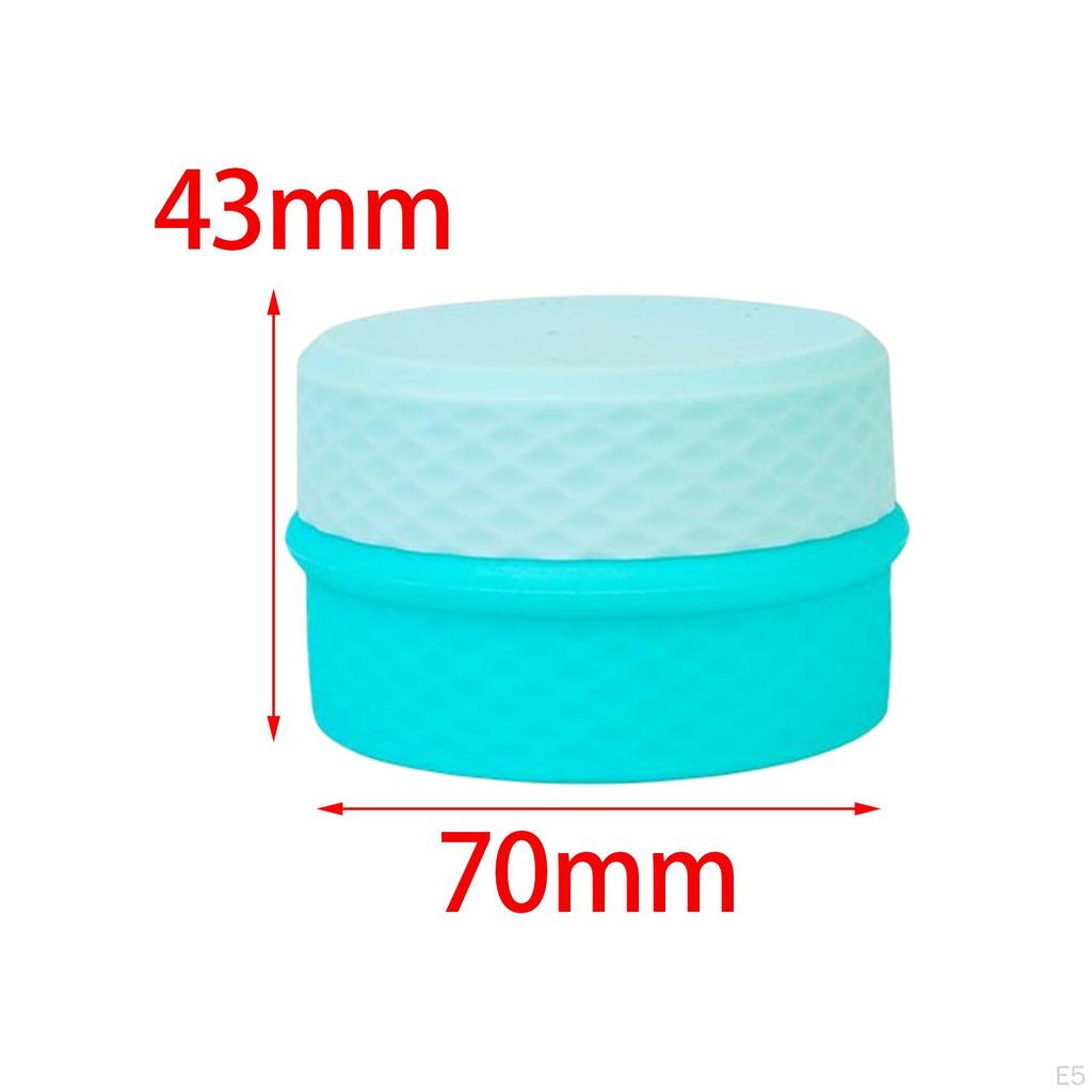 Kosmetik-Cremetiegel mit versiegeltem Deckel für Make-up-Proben, Kosmetik-Nagelpuder, Silikon, Leer