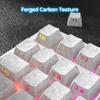 PBT Forged Carbon Cherry 141 ANSI Side Minimalist Carbon Fiber Keycaps for Mechanical Keyboards Fiber Keycaps, Profile, Keys, Layout, Print,
