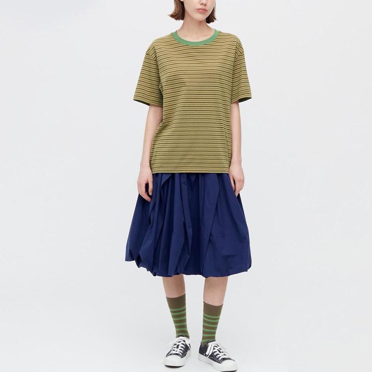 Uniqlo X MARNI Womens Balloon Shape Skirt (Asia Sizing) Navy Women Streetwear 448966-69