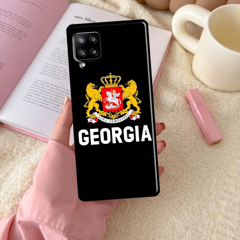 Georgia Flag For Samsung Galaxy A06 A16 A26 A36 A56 A52 A53 A33 A13 A34 A54 A14 A15 A35 A55 A22 A32 Case