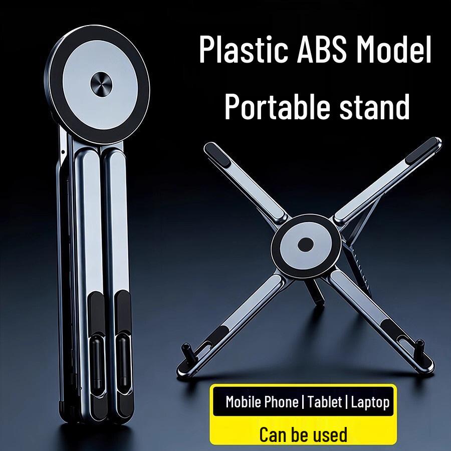 Universal Portable Folding Magnetic Phone Holder for Travel and Desktop Use