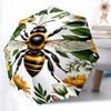 1pc Bee Floral Pattern Automatic Open/Close Umbrella - Portable Collapsible Umbrella with 8-Rib Stability, Fashion Lovers Yy251017113