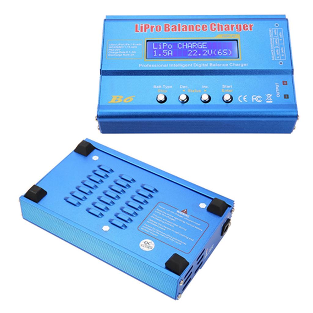 B6 80W Digital LCD Balance   Dis  for L  NiMH RC Battery(without Plug)