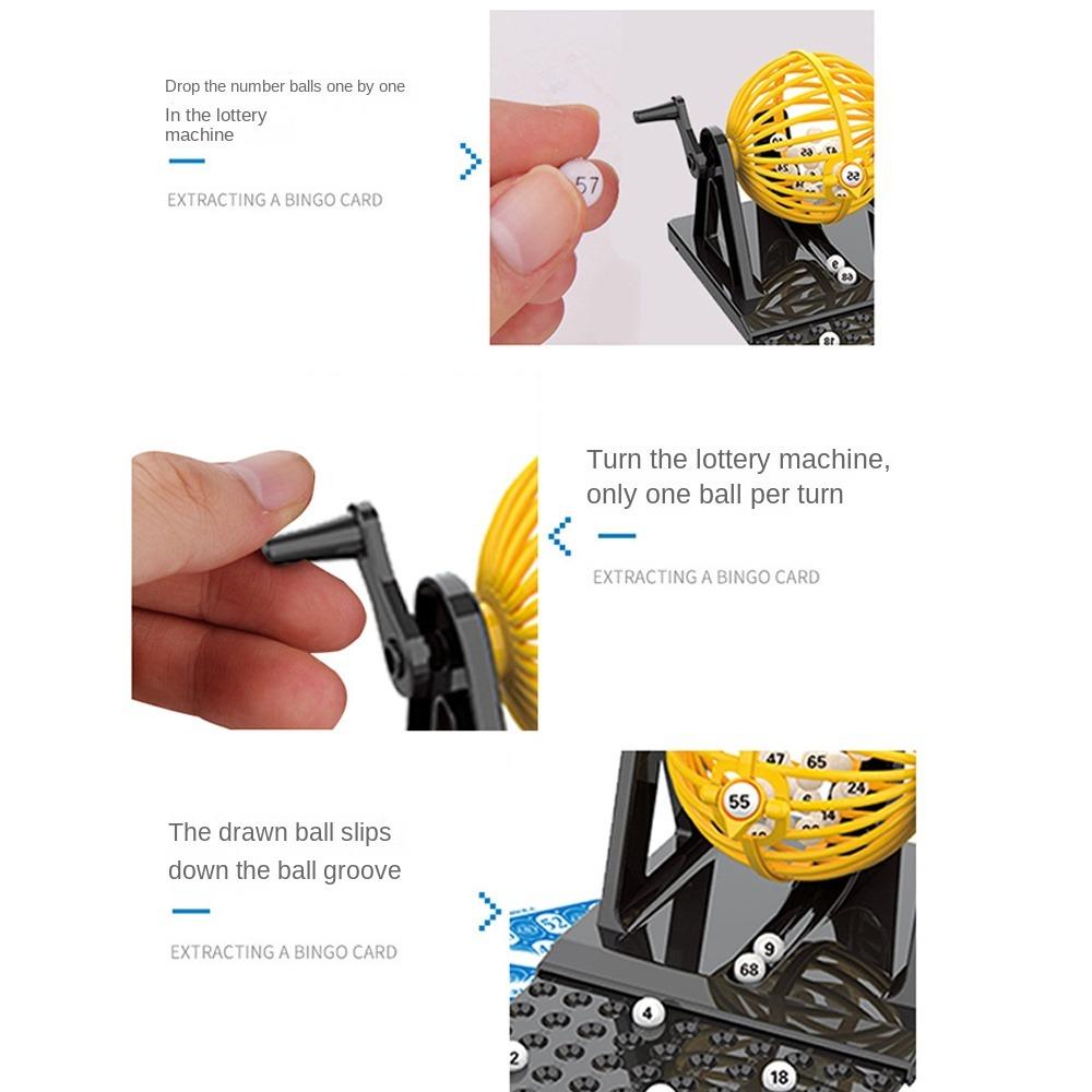 Joc Bingo Interactiv Cușcă Joc de Masă ABS Nou Jucărie de Masă Acasă