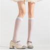 Womens Girls Sheer Knee High Socks Summer Spring Knee High Stockings Nylons Silk Stockings Sweet Cute Calf Socks Gifts