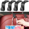 2/4pcs Car Seat Back Hooks Hanger Storage Organizer Accessories For Honda Fit Jazz City Odyssey Jade Mugen Accord Insight CivicOW3