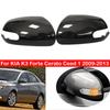 Pour KIA K3 Forte Cerato Ceed 1 2009-2013 Cache de rétroviseur latéral arrière de voiture Capuchon d'aile Autocollant extérieur Garniture de boîtier de porte