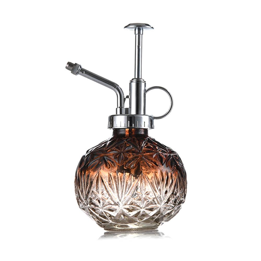 Embossed Glass Plant Sprinkler Kettle Candy Colored Watering Pot Watering Spray Bottle  Garden Tool