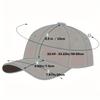 1pc Rerto Washed Embroidery Baseball Caps for Women,outdoor Leisure Adjustable Drawstring Closure,Perfect for Outdoor Activities