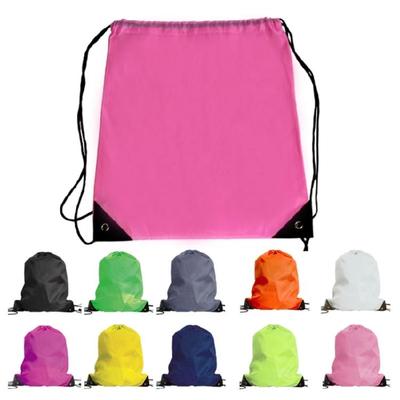 Waterproof Oxfordcloth Sports Bag High Capacity Drawstring Backpack Light Weight Gym Bag for Climbing Hiking Swimming