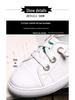 Women's White Genuine Leather Flats - 2023 Korean Style. Versatile, Trendy, Plus Size Casual Shoes for Spring/Summer.