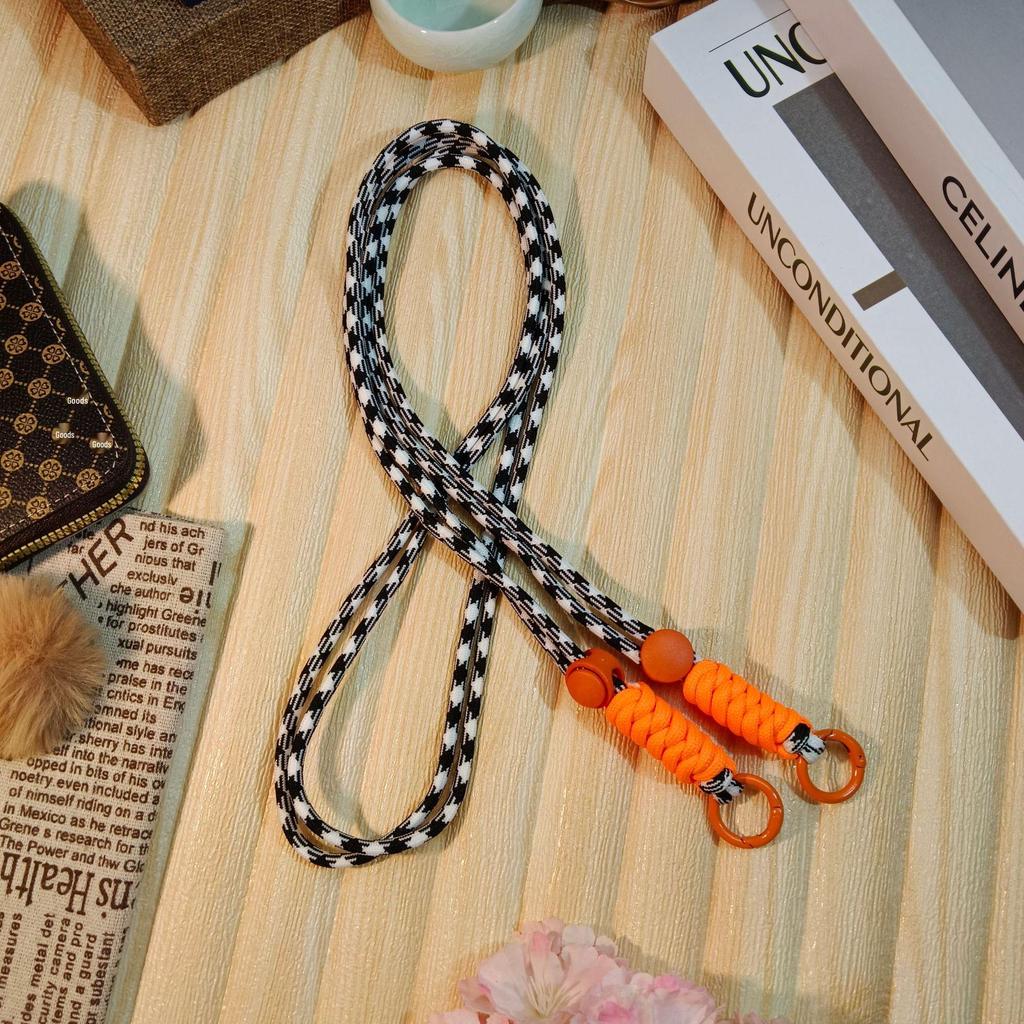 Verstellbares geflochtenes Handy-Lanyard - Abnehmbarer Umhänge-Schultergurt