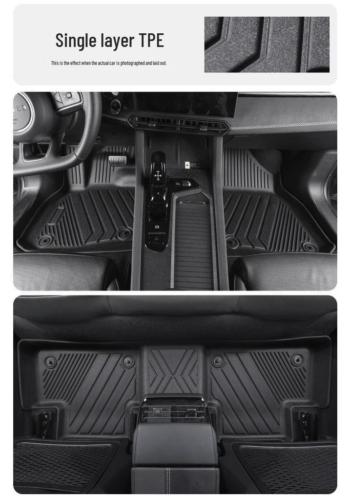 Durable Non-Slip TPE Floor Mats for Mazda CX-3 - Full Coverage & Wear-Resistant Interior