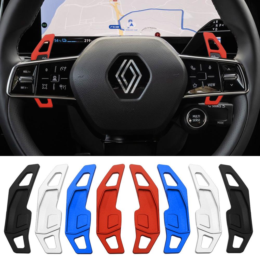 Shifter Paddle For Renault Austral/Espace/Megane E-Tech/Rafale 2023-2025 Car Steering Wheel DSG Stickers Gear Extend Accessories A15