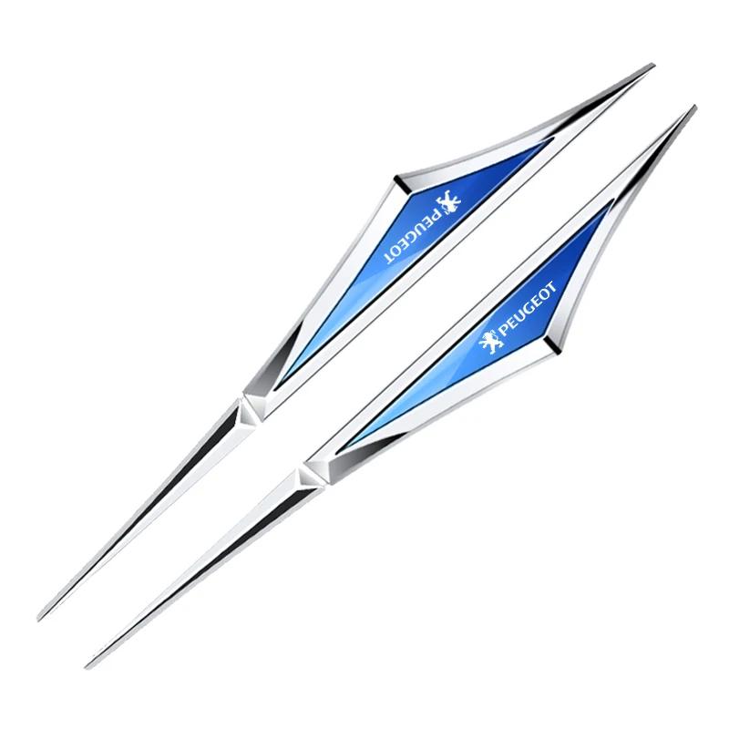 Samolepka na auto 2025 Horké písmeno emblému auta Blatník Čepel Obtisk Ochranné samolepky na karoserii Pro Peugeot 407 508 2008 5008 307 308 3008 20