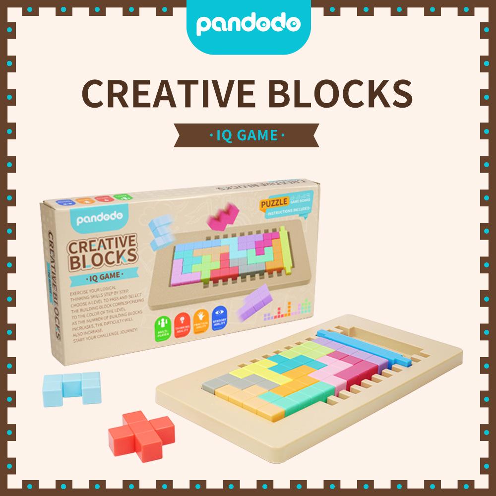 

3D Русские Тетрис Пазлы Строительные Блоки Волшебный Кубик для Детей