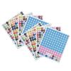 Cross-Stitch Number Stickers for Cross-Stitch Labels 40 Sheets Assorted Color