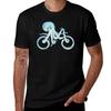 Octopus Bicycle Tshirt Funny T Shirts Cotton Unisex T Shirt Luxury Tshirt