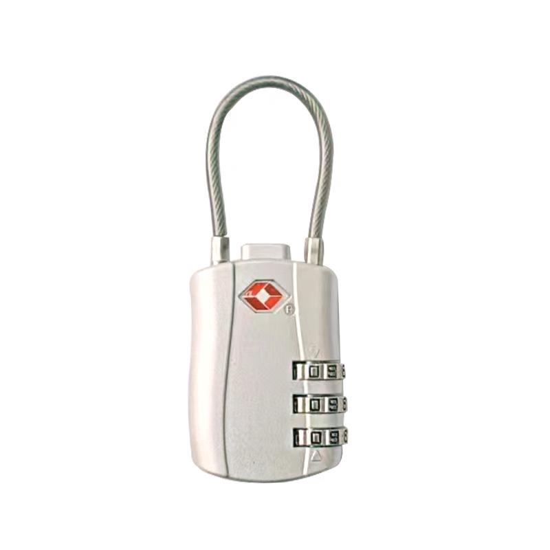 3-Digit TSA Approved Padlock for Luggage, Backpack, Drawer, and Storage