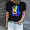 Trendy Colorful Love 3D Printed Short Sleeve T-shirts & Blouses Summer Casual Harajuku O-neck Top Tees Oversized Female Clothing