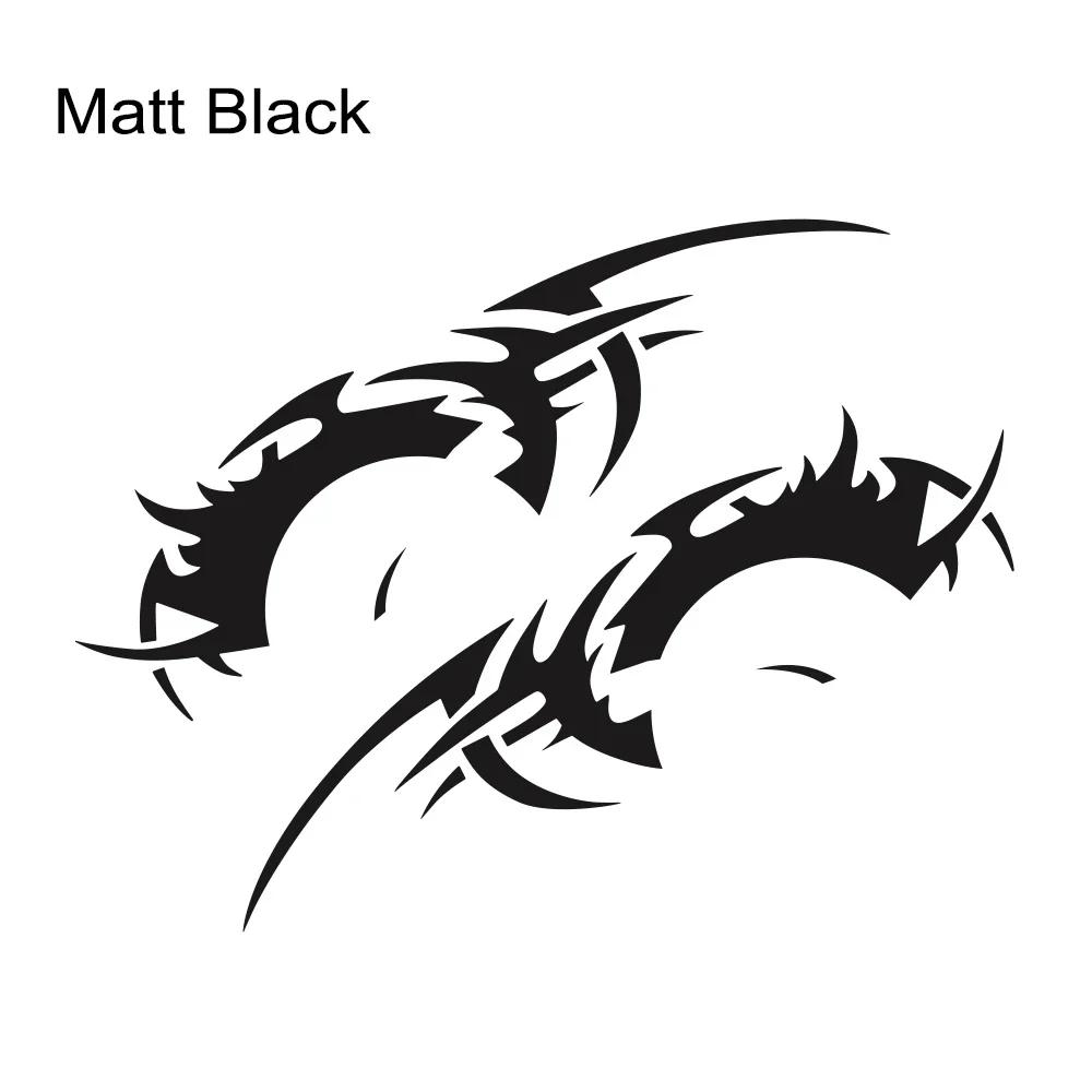 Car Sticker Large Flame Pattern Decal Side Body Door Rear Wheel Decor Cool Style Waterproof Auto DIY Exterior Decor Accessories