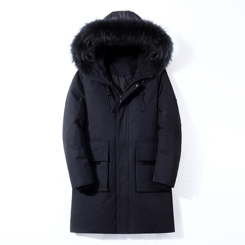 

High Quality Outwear Men Winter Hooded Thicken Warm Parkas Coat Thick Warm Coat Winter Men s Casual Windbreak Thick Parker Coat XXXL