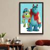 5D Diy Diamond Painting Monsters Inc Full Drill Rhinestones Mosaic Embroidery Handmade Products Home Decor Gift