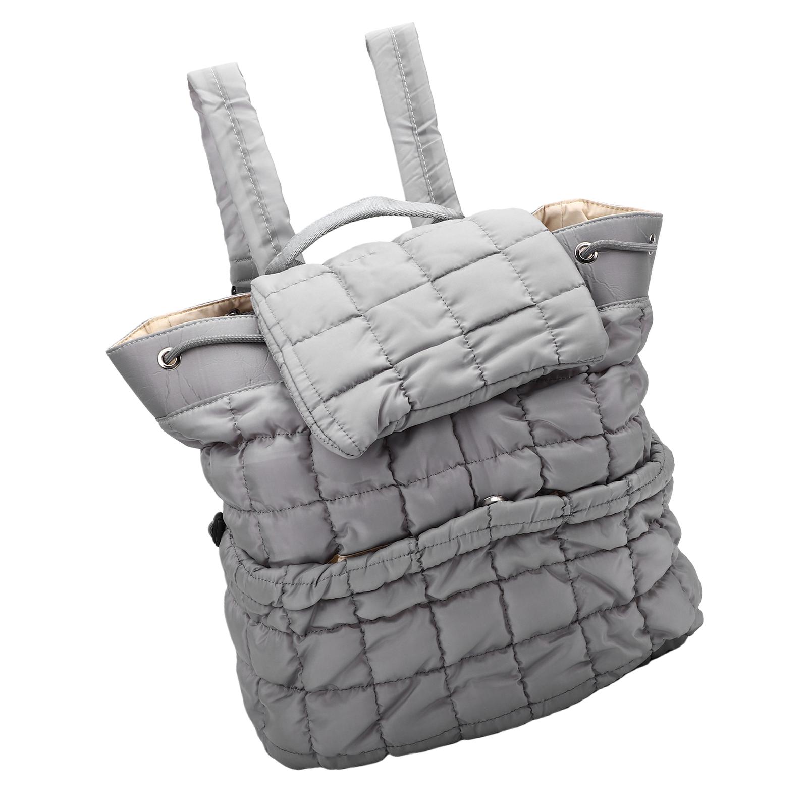 Quilted Backpack Lightweight Soft Puffy Travel Backpack Large Capacity Shoulder Bag for Hiking Gym 1690₽