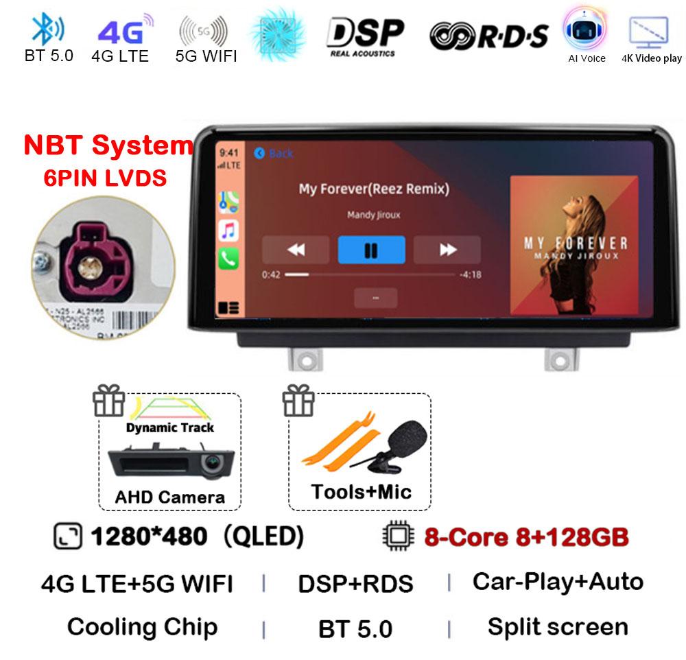 Android 14 Wireless Carplay Auto 10.25'' For BMW 1/2/3/4 Series F20/F21/F22/F30/F31/F32/F33/F34/F36 Car Radio Multimedia Stereo