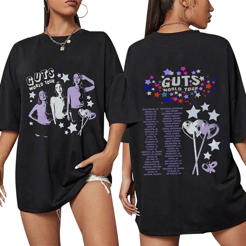 Fashion Printed Top Casual Loose Short Sleeve Crew Neck T-Shirts Women’s