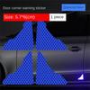Adesivo Riflettente Angolo Porta Auto Impermeabile Antigraffio Protezione Anticollisione Decalcomanie di Avvertimento Adesivi Protezione Porta Auto