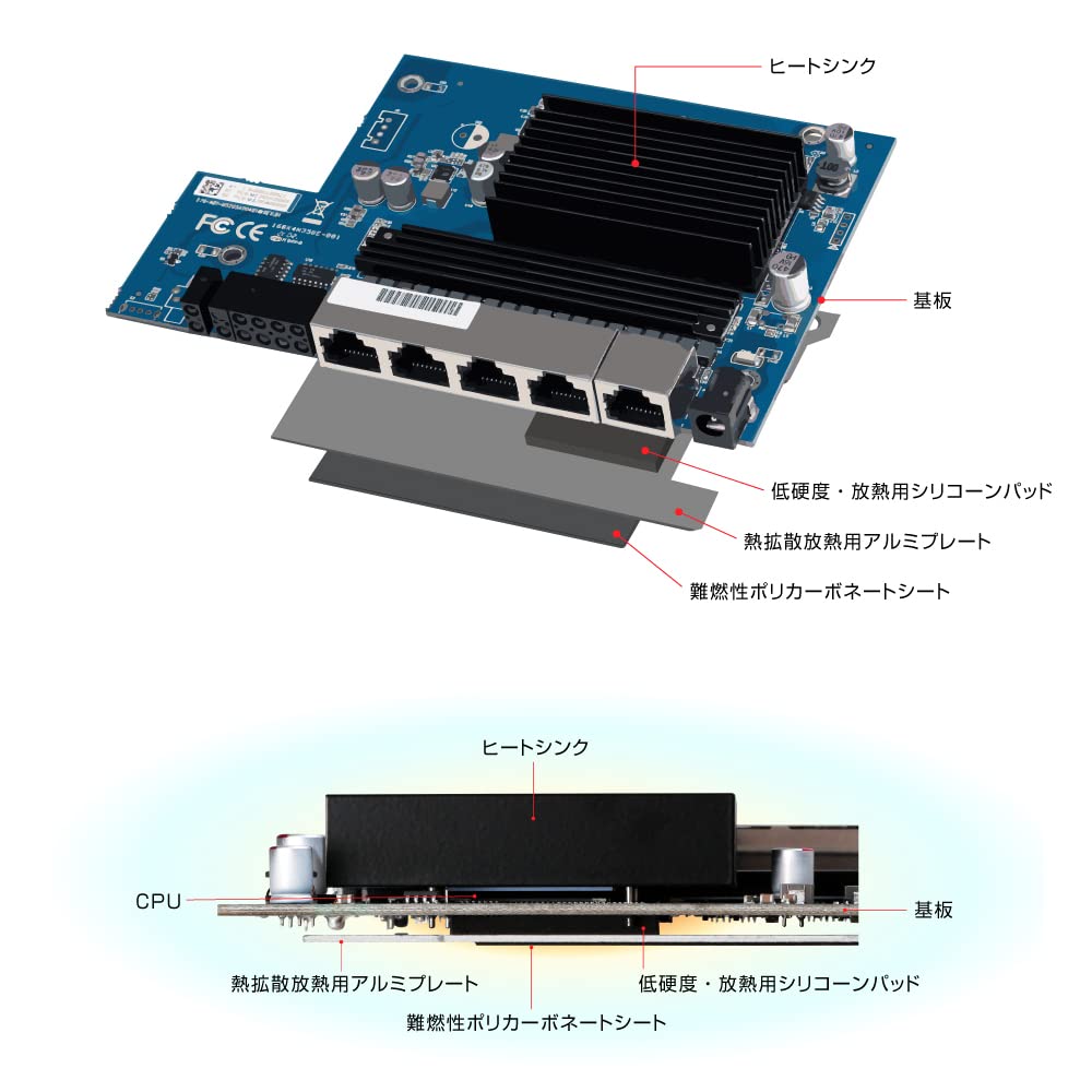 Planex 5 port switching hub 2.5GBASE-T FX2G-05EM