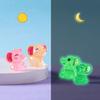 Resin Figurines Miniatures Elephant Glowing At Night Fairy Garden Decoration