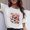 Flower Skulls Thermo Transfer Hiphop Parches Ropa Heat Press Appliqued T-Shirt Clothes Stickers Hoodies Diy Patch