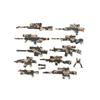 Building Blocks Weapons Accessory Soldier Digital Gift Ninja Sword Mortar Cannon Missile Launcher RPG Toys Mini Brick X006