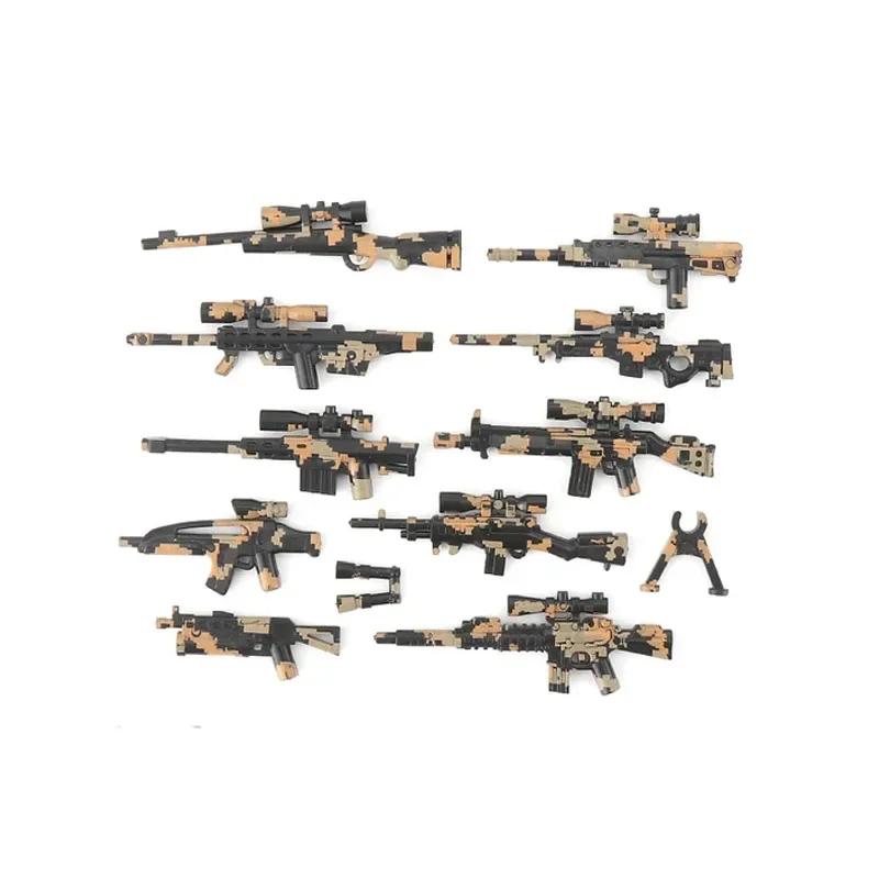 Building Blocks Weapons Accessory Soldier Digital Gift Ninja Sword Mortar Cannon Missile Launcher RPG Toys Mini Brick X006