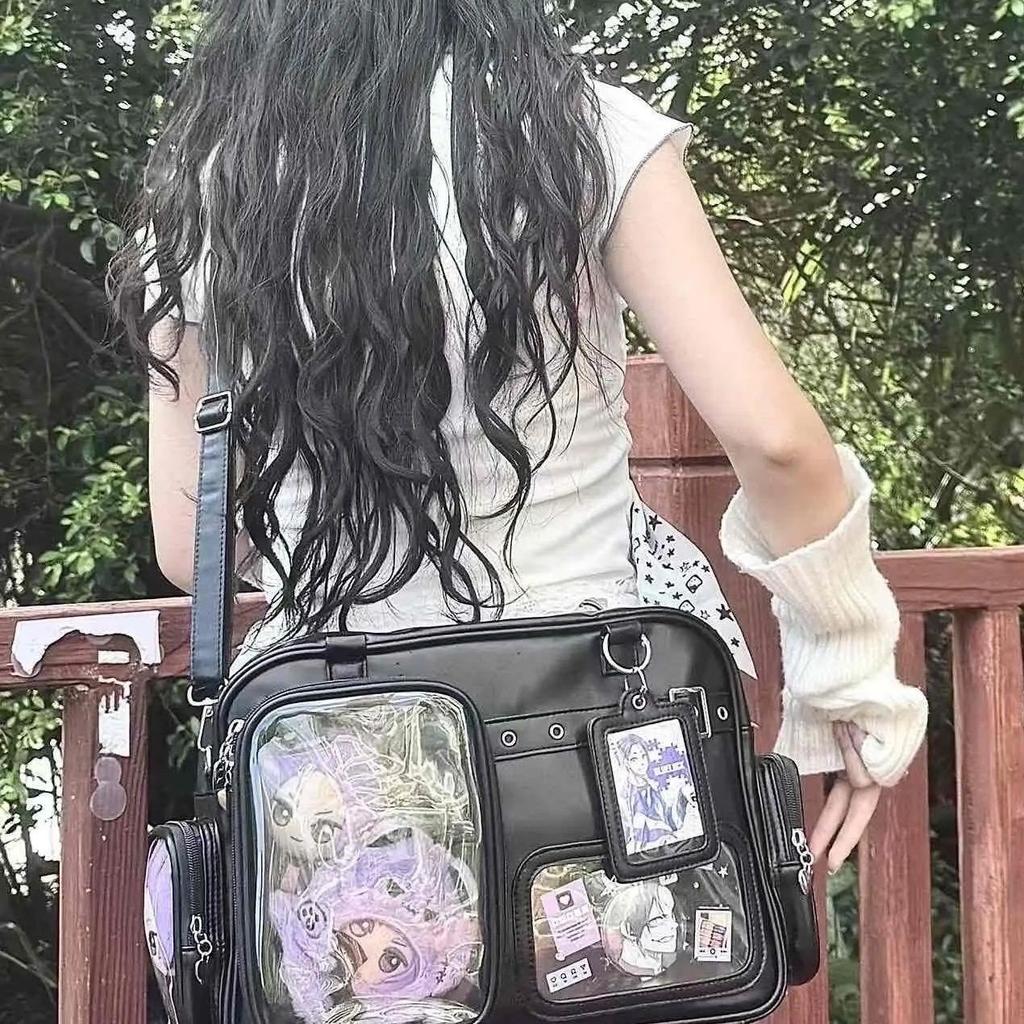 Concert Hidden Light Tag Bag Ita Bag Crossbody Bags Large Shoulder Bag Y2K Shoulder Bag for Women Itabag Handbag Student Bag