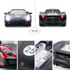 Porsche RC model RASTAR scale Porsche 918 Spyder toy car with black car, 1/14 lighting,