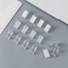Clear DIY Acrylic Double-Sided Clip for Stationery and Documents