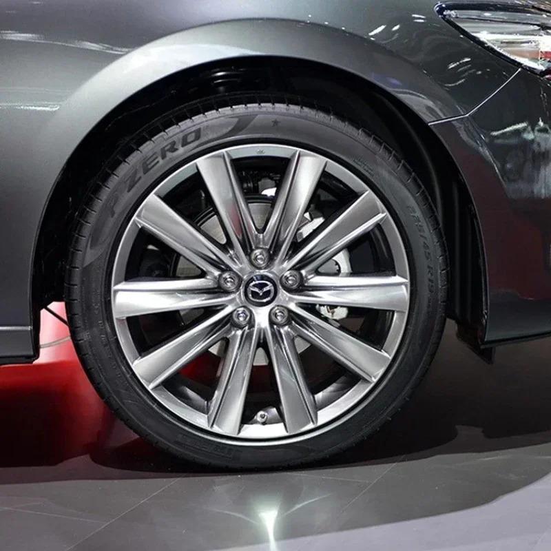 52/56/60mm Car Center Hub Caps Wheel Covers Caps for Mazda CX3 CX5 Atenza MX3 2 3 6 323 626 RX8 RX7 Protege Axela Speed 6