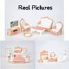 1:12 Miniature Furniture Set For Dollhouse - Bedroom, Living Room, Kitchen, Bathroom Accessories - Perfect Holiday Gift