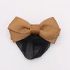 Korean Style Bow Flower Hair Net Bun Clip for Professional Work - HF315