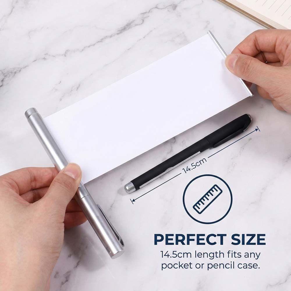 Exams and Notes Pull Paper Pen Educational Notes Paper Pen Retractable Invisible Pen  Writing Tool