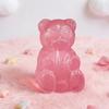 Gummy Bear Container Clear Plastic Bear Shaped Candy Holder Reusable Gift Box for Valentine's Day Party Festive Favors