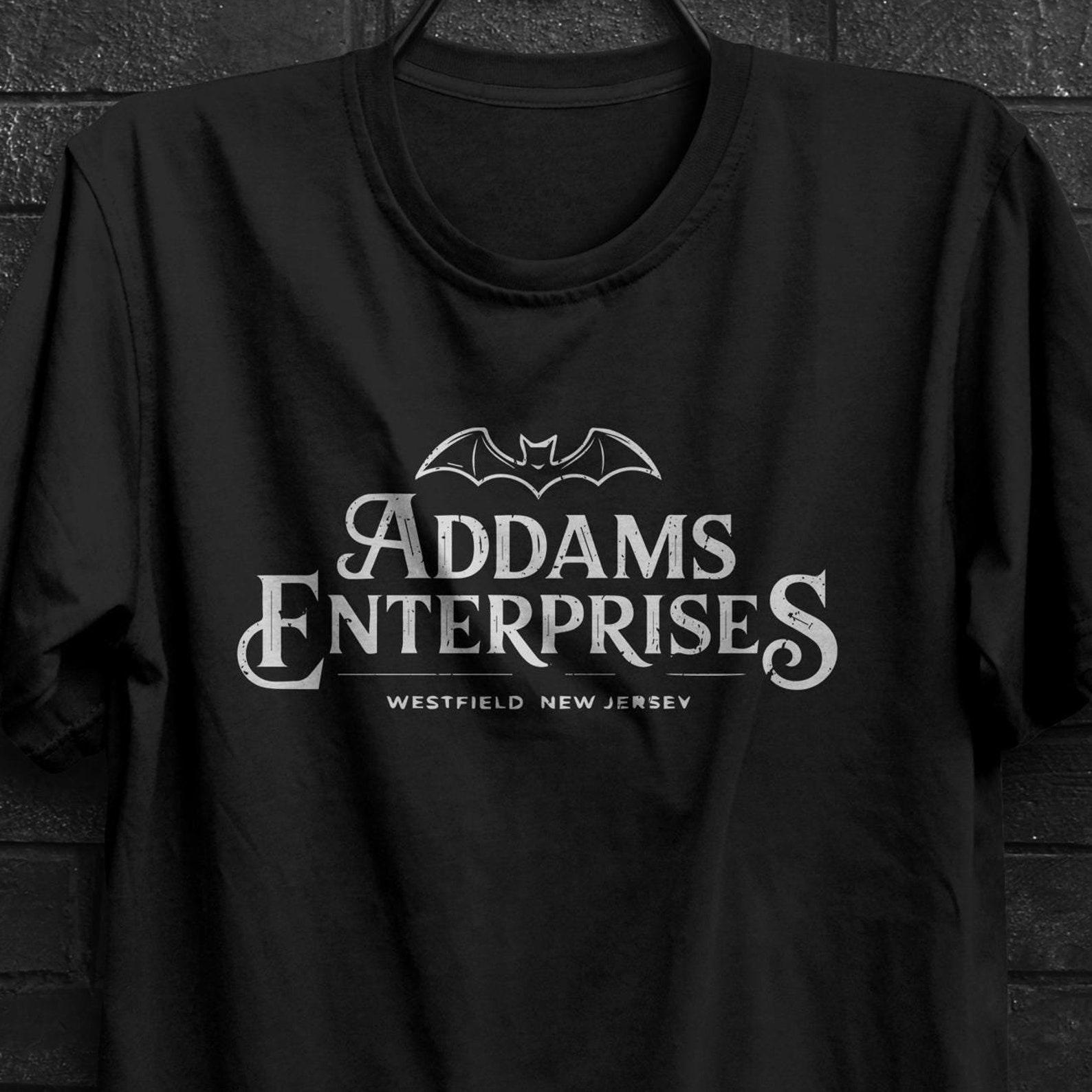 Addams Enterprises T-Shirt: Classic Unisex Cotton Tee L