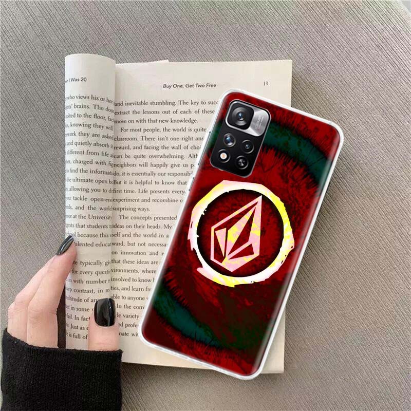 Volcom Logo Phone Case For Redmi Note 13 12 Pro Plus 14 15 Pro 5G 11 11T 11E 11S 10 Pro 10S 9 9S Cover Cell Clear TPU Capa Cases